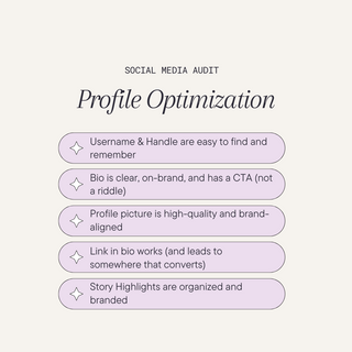 Social Media Audit