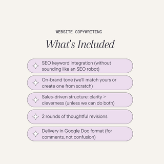 Website Copywriting