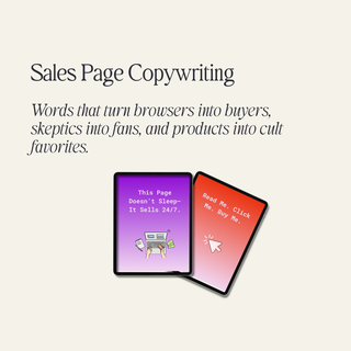 Sales Page Copywriting