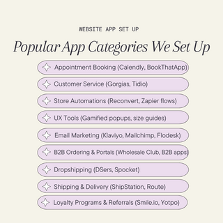 Website App Integration & Setup