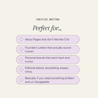 Creative Writing