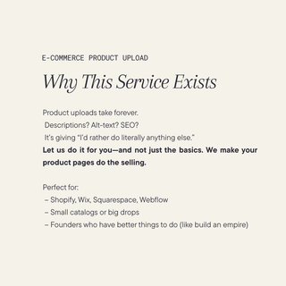 E-commerce Product Upload